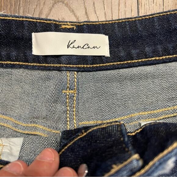 KanCan Dark Wash Luke high rise flare jeans SZ 9/28 - Picture 6 of 8